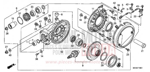 ENGRENAGE MENE DE SORTIE (ST1300A) ST1300A9 de 2009